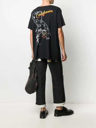 Greg Lauren graphic print cotton T-shirt outlook