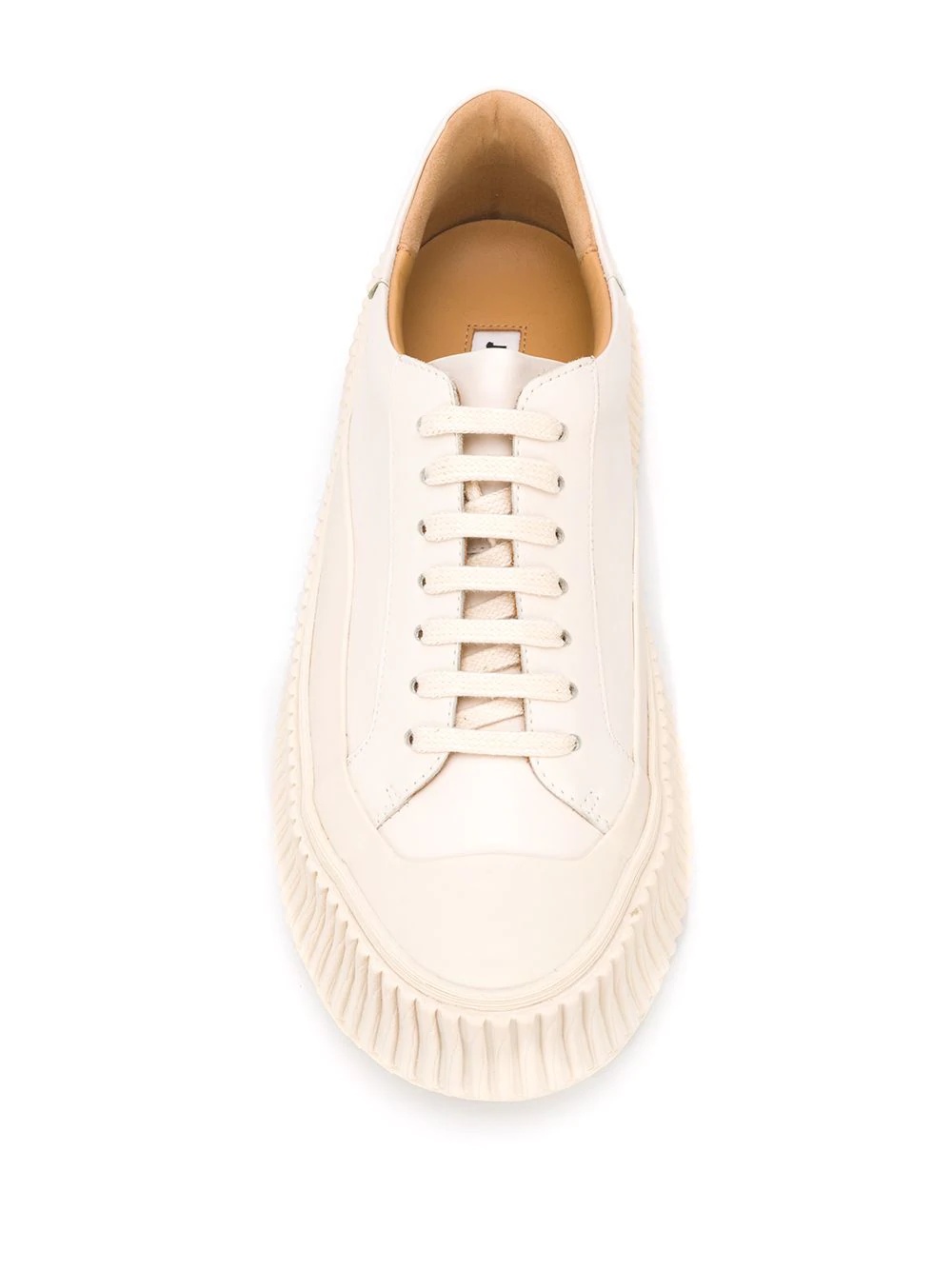 low-top platform sneakers - 4