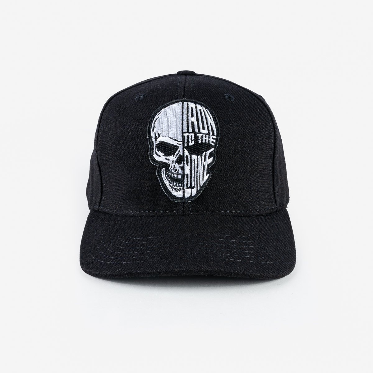 IHC-19-ITTB Iron Heart 'Iron To The Bone' Snapback Cap - Black - 3
