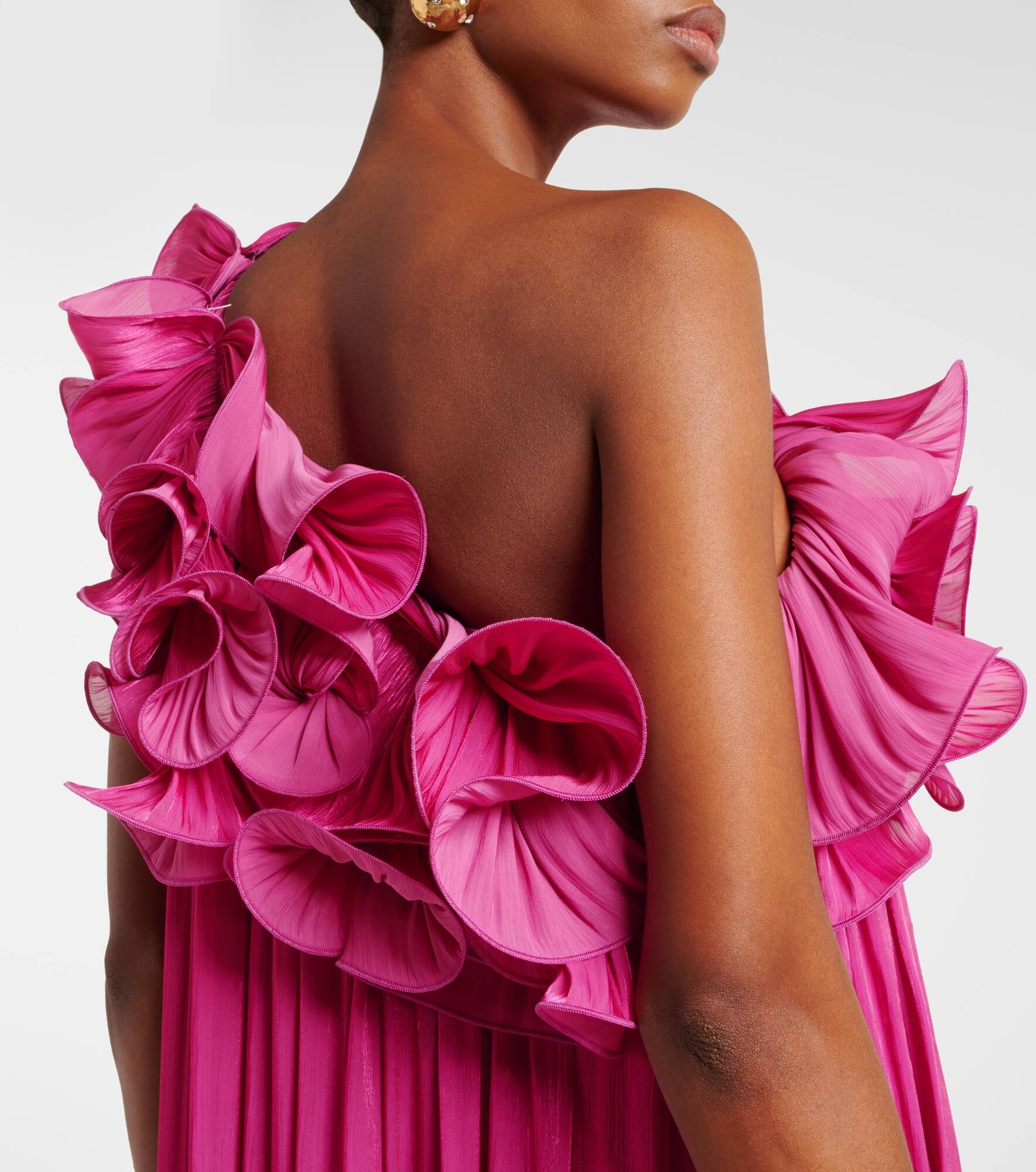 Charmain ruffled georgette gown - 6