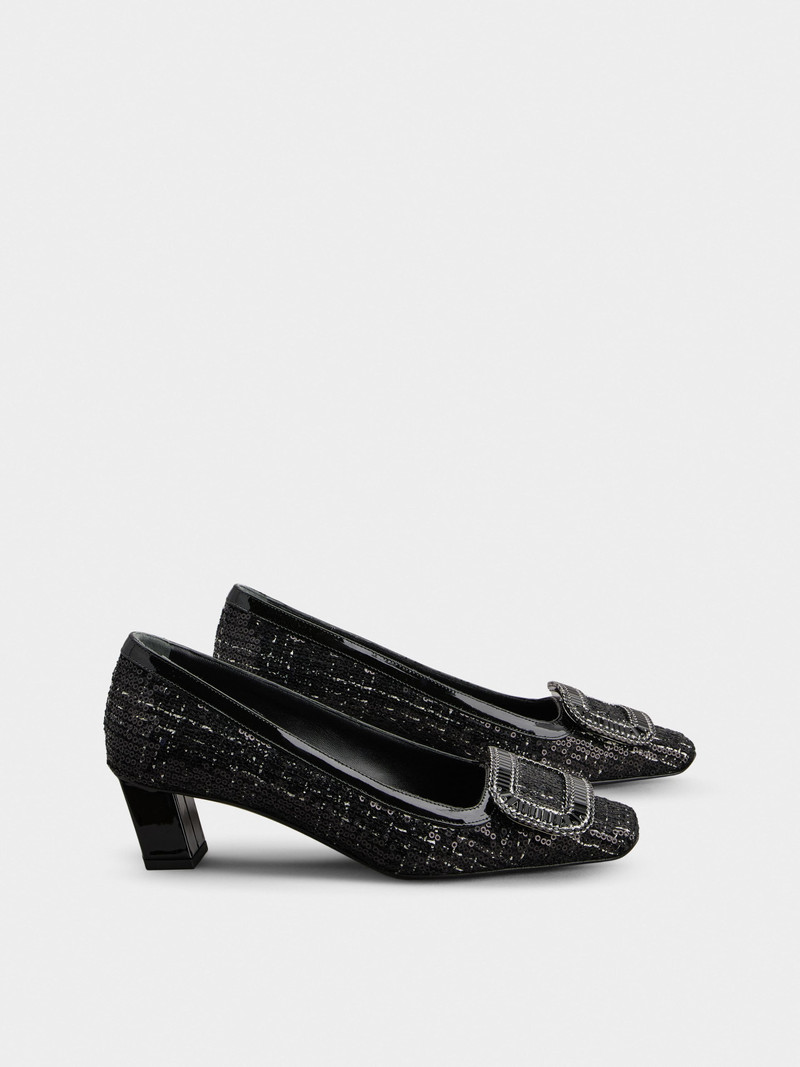 Belle Vivier Pumps with sequins 2