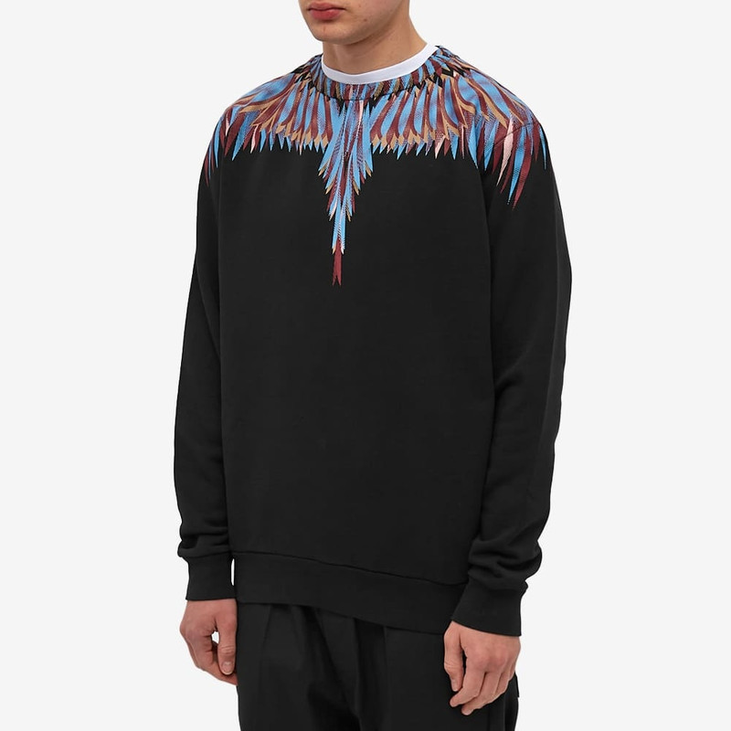 Marcelo Burlon County Of Milan Marcelo Burlon Line Wings Crew Sweat outlook