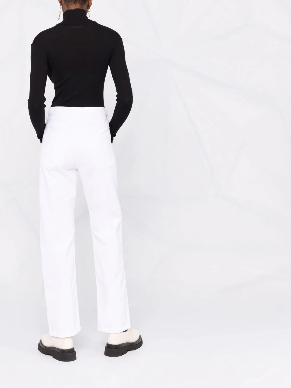 straight-leg trousers - 6