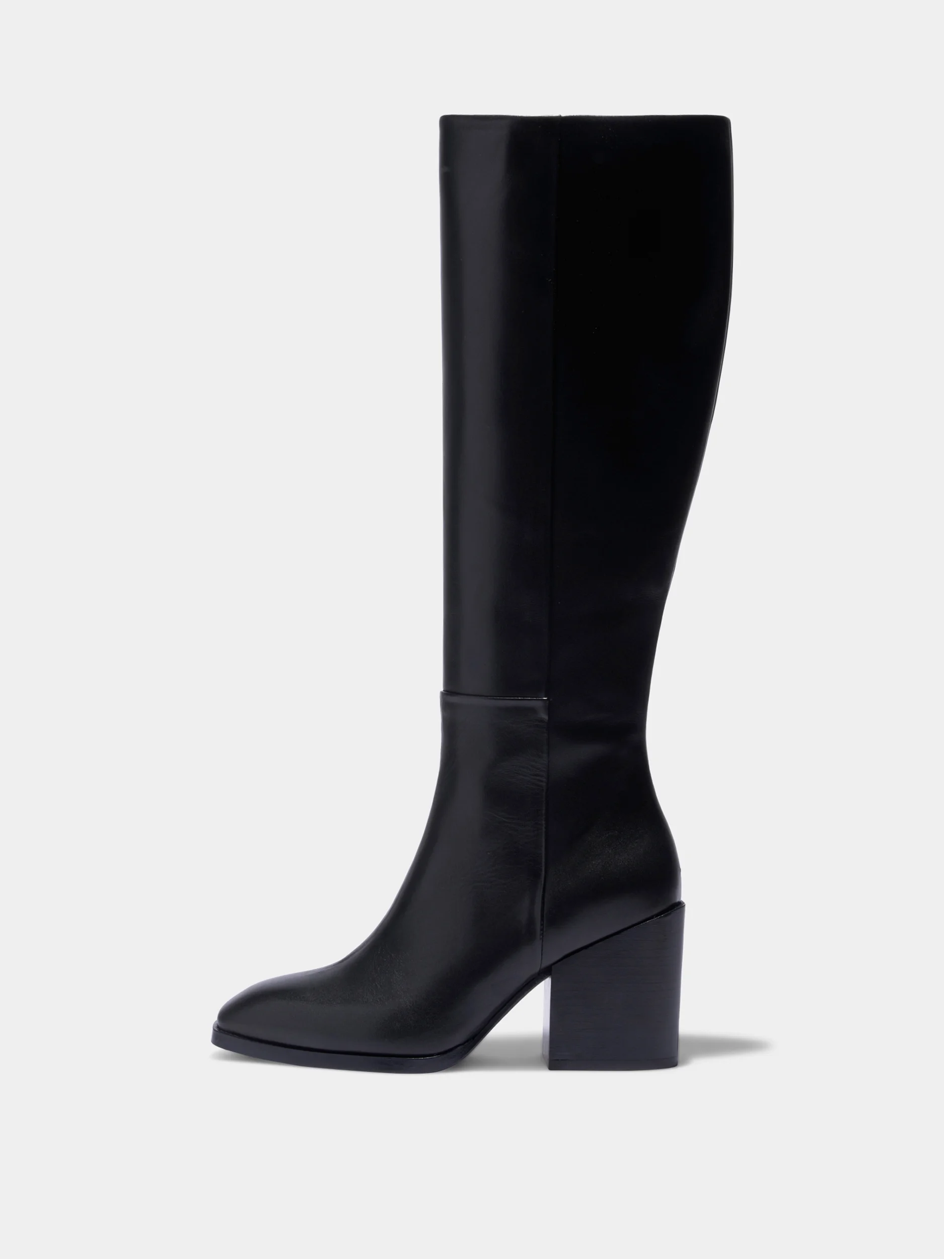 Teresa Leather Knee-High Boots - 1