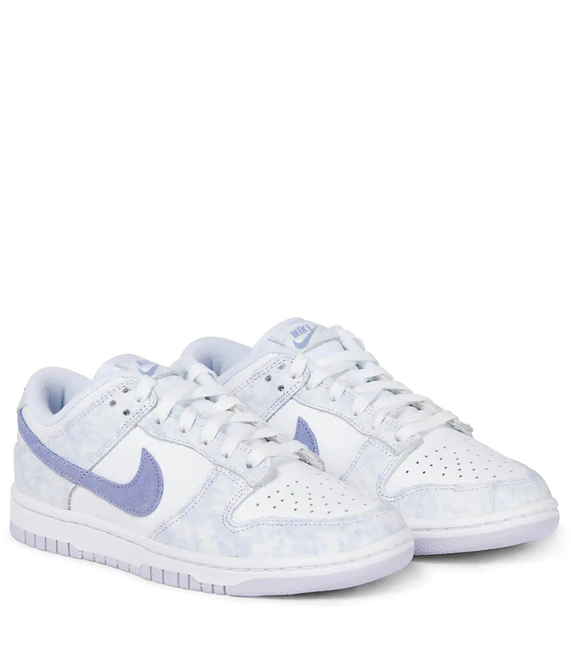 Dunk suede and leather sneakers - 1