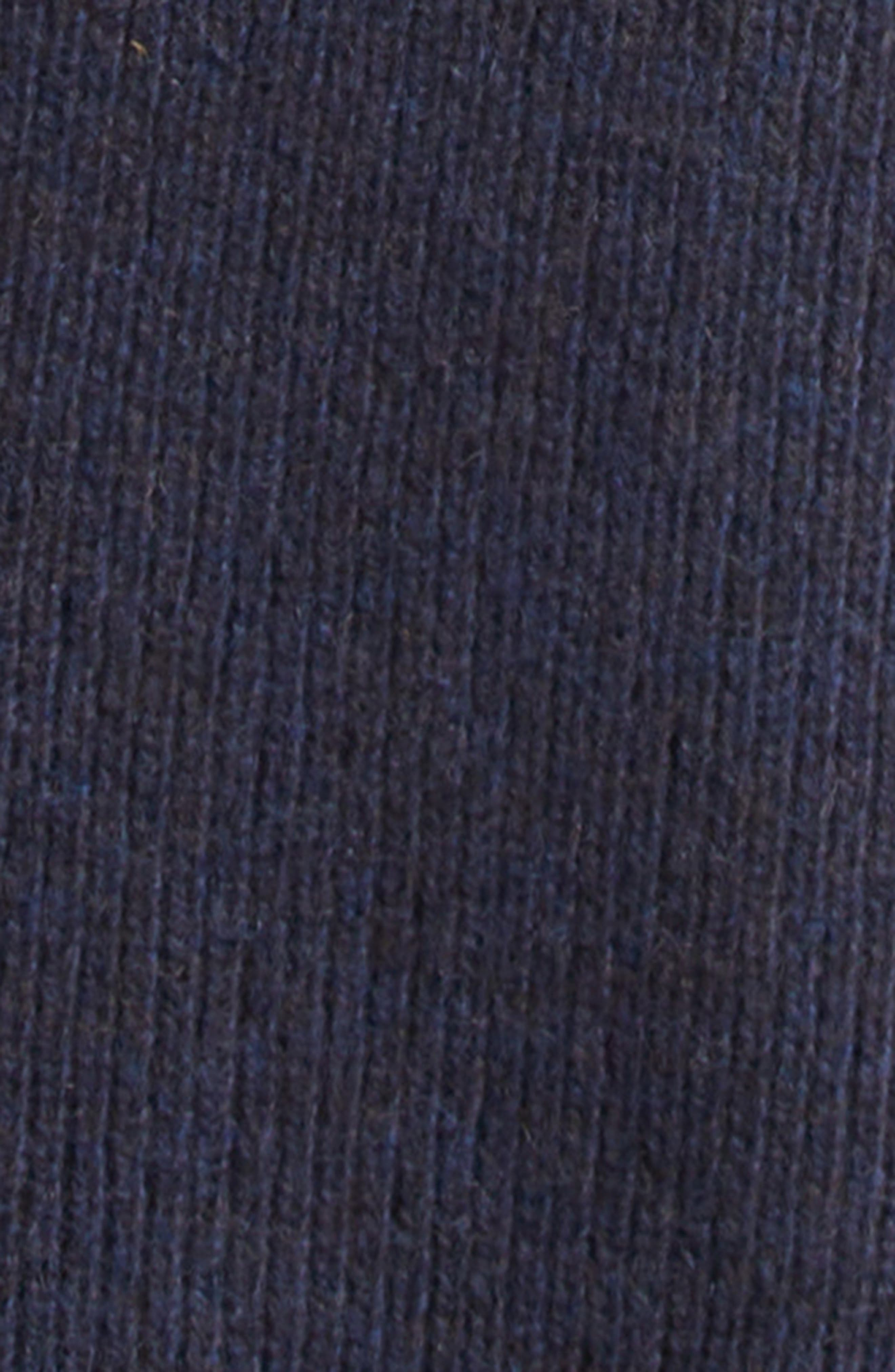 Emporio Armani Tie Waist Wool Midi Skirt in Solid Medium Blue at Nordstrom - 7