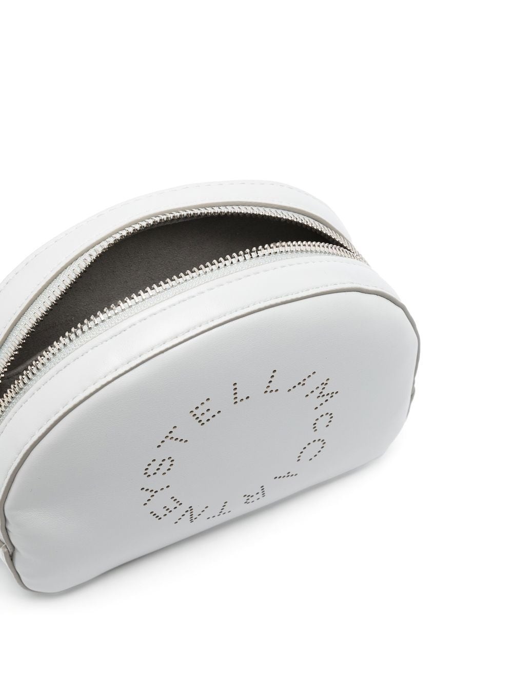 perforated logo make-up bag - 4