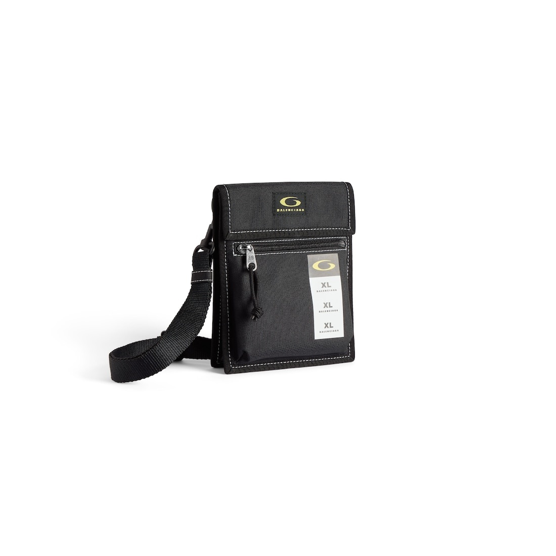 Men's Explorer Pouch With Strap Small in Black/yellow/white - 2