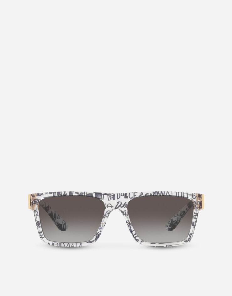 Modern print sunglasses - 1