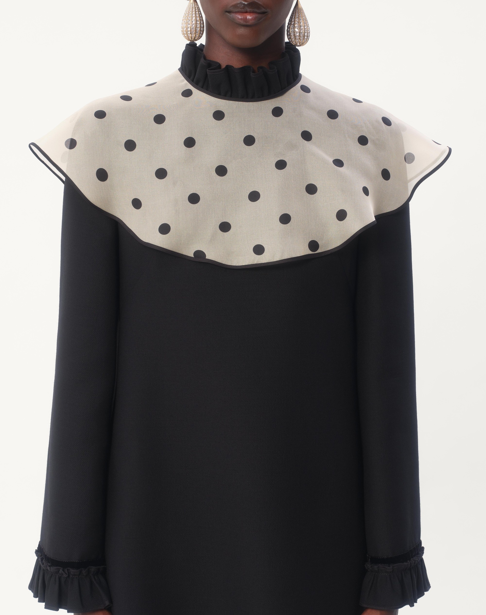 CREPE COUTURE SHORT DRESS - 5