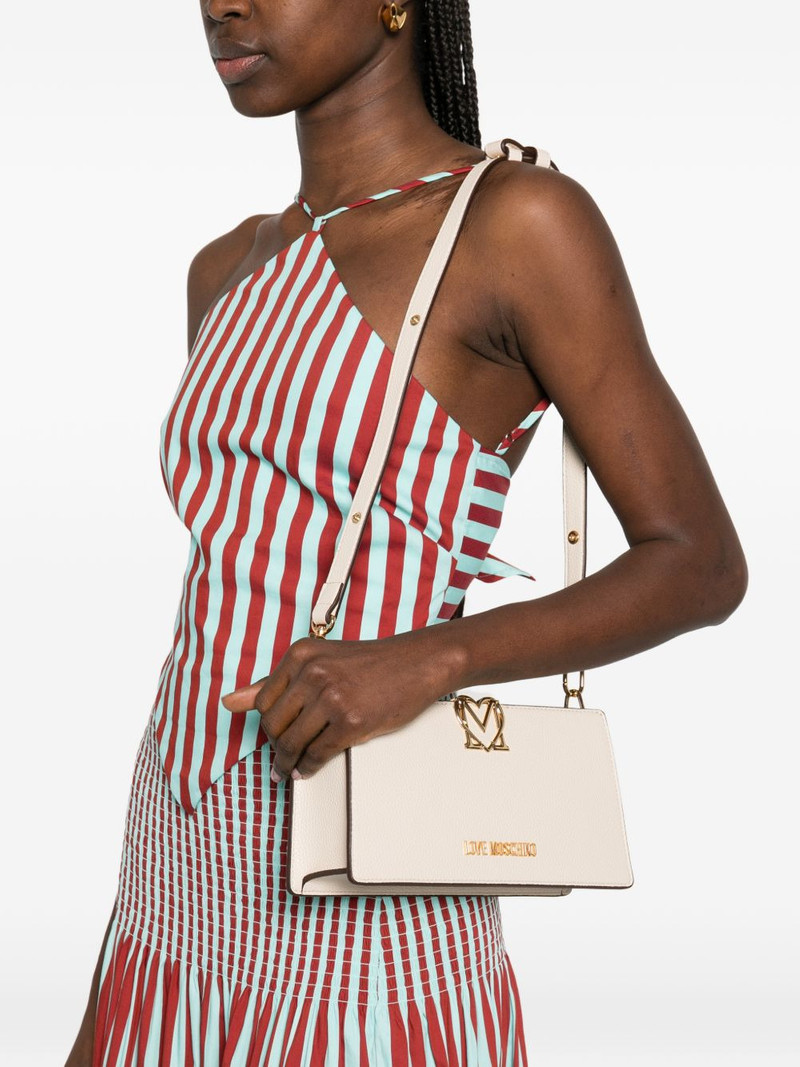 Moschino logo-plaque shoulder bag outlook