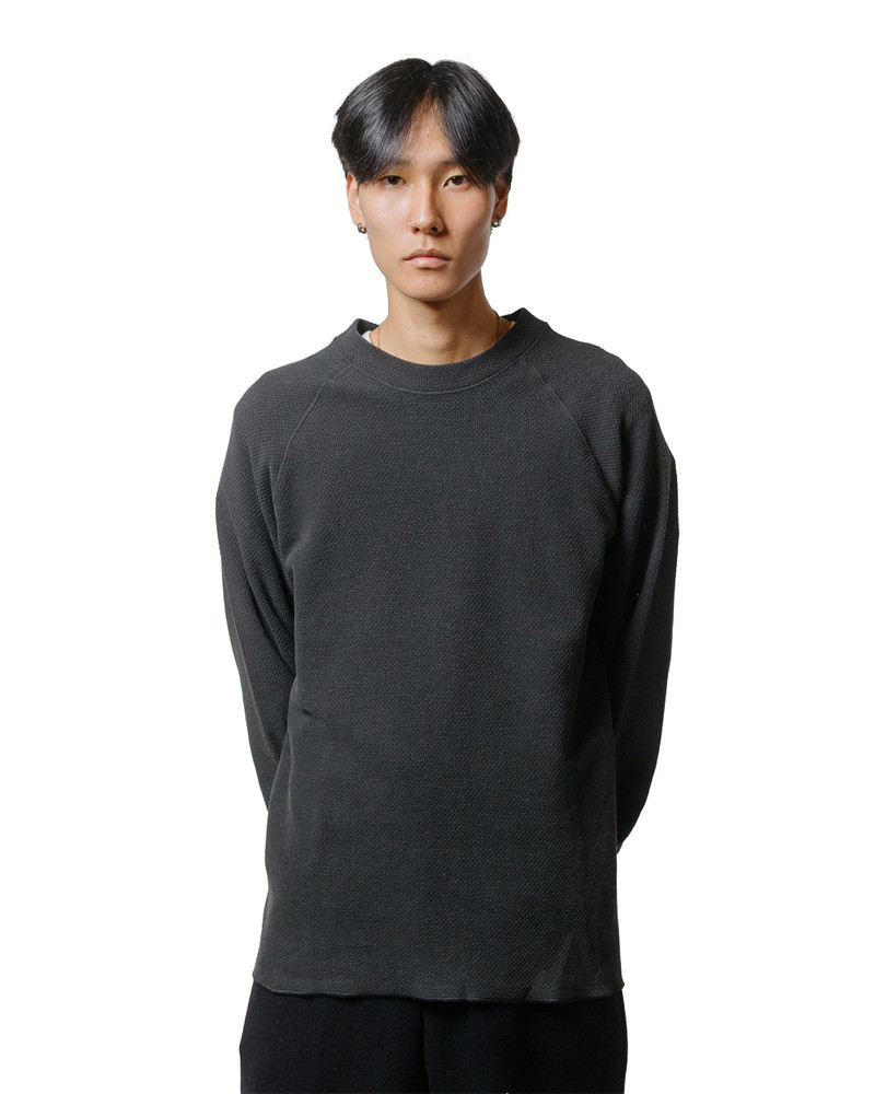 LADY WHITE CO. Raglan Thermal Pigment Charcoal outlook