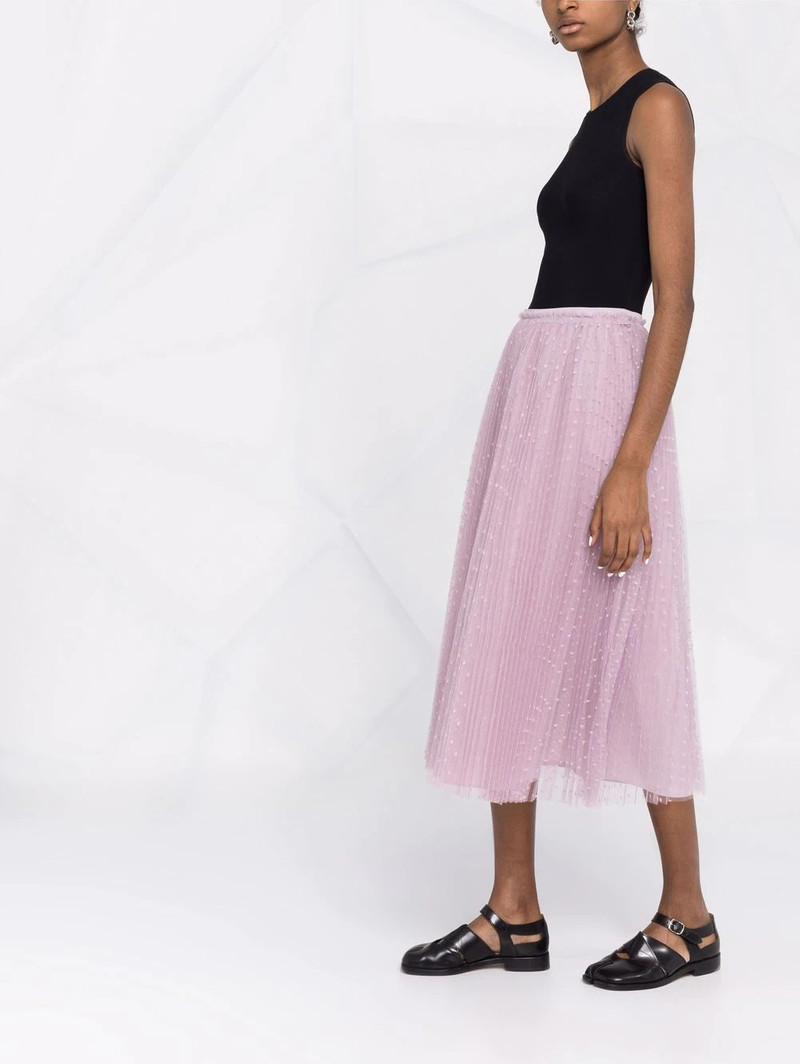 point d'esprit pleated tulle skirt 4