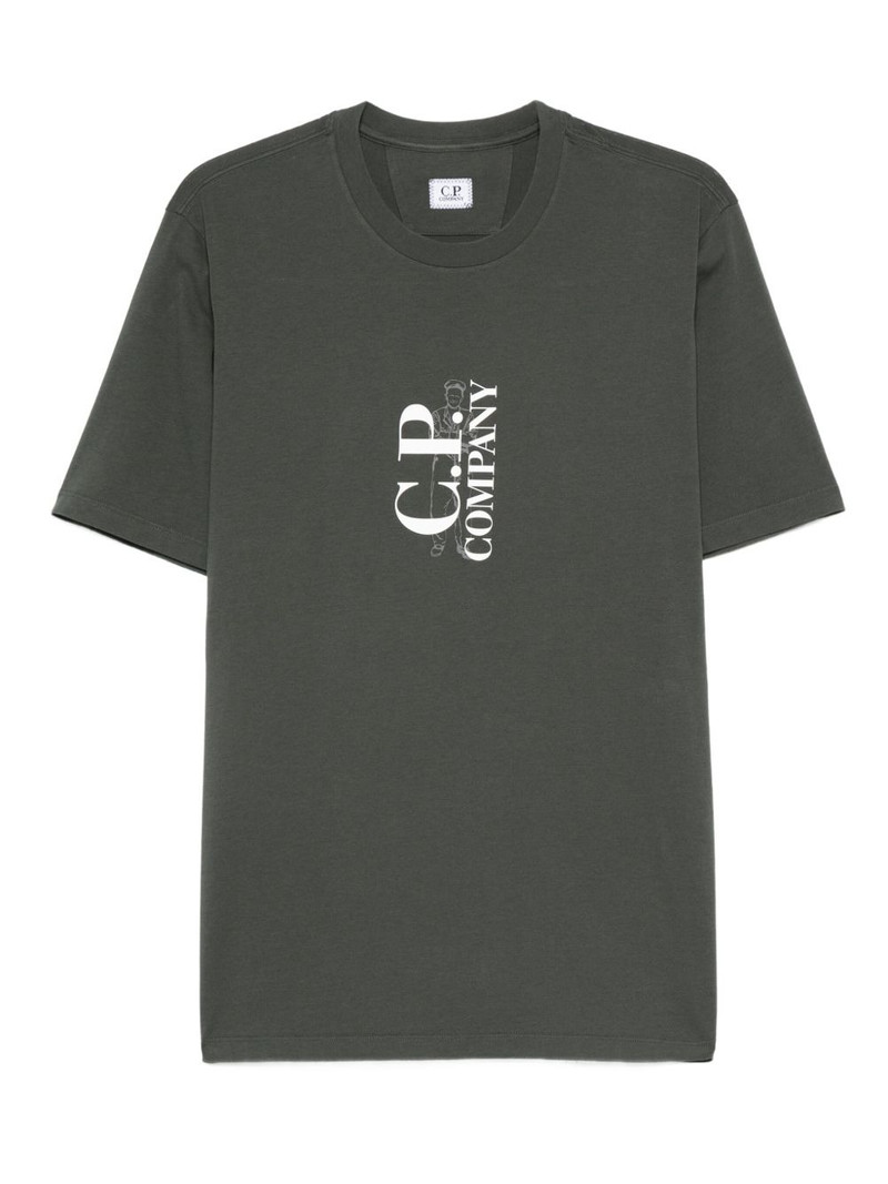 logo-print cotton T-shirt 1