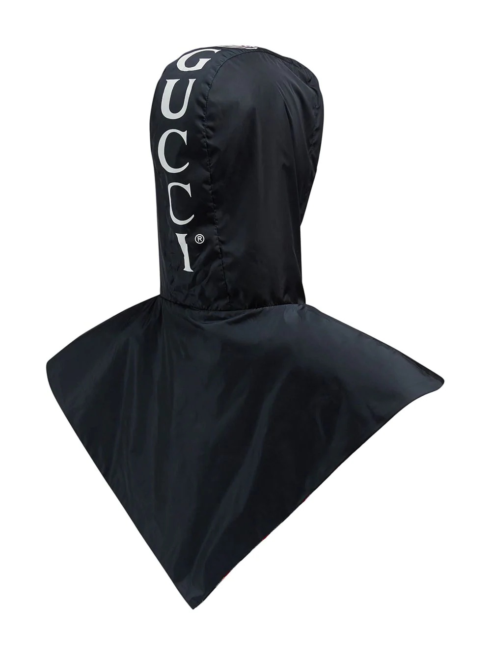 logo-print drawstring hood - 2