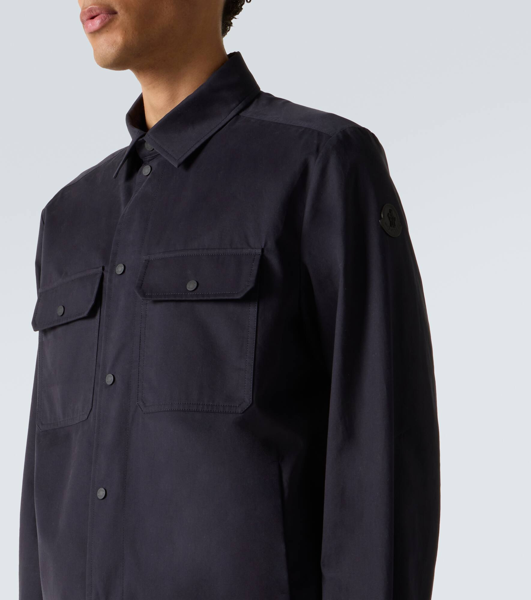 Cotton gabardine overshirt - 5