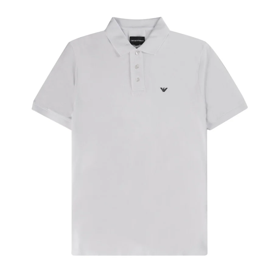 Emporio Armani Mercerised Pique Polo Shirt - 1
