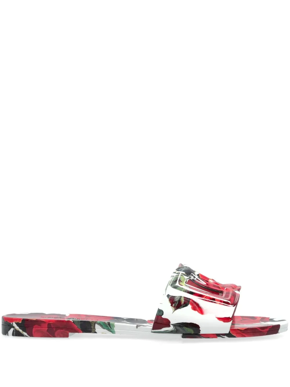Dolce & Gabbana Women Floral Slide Sandals - 1
