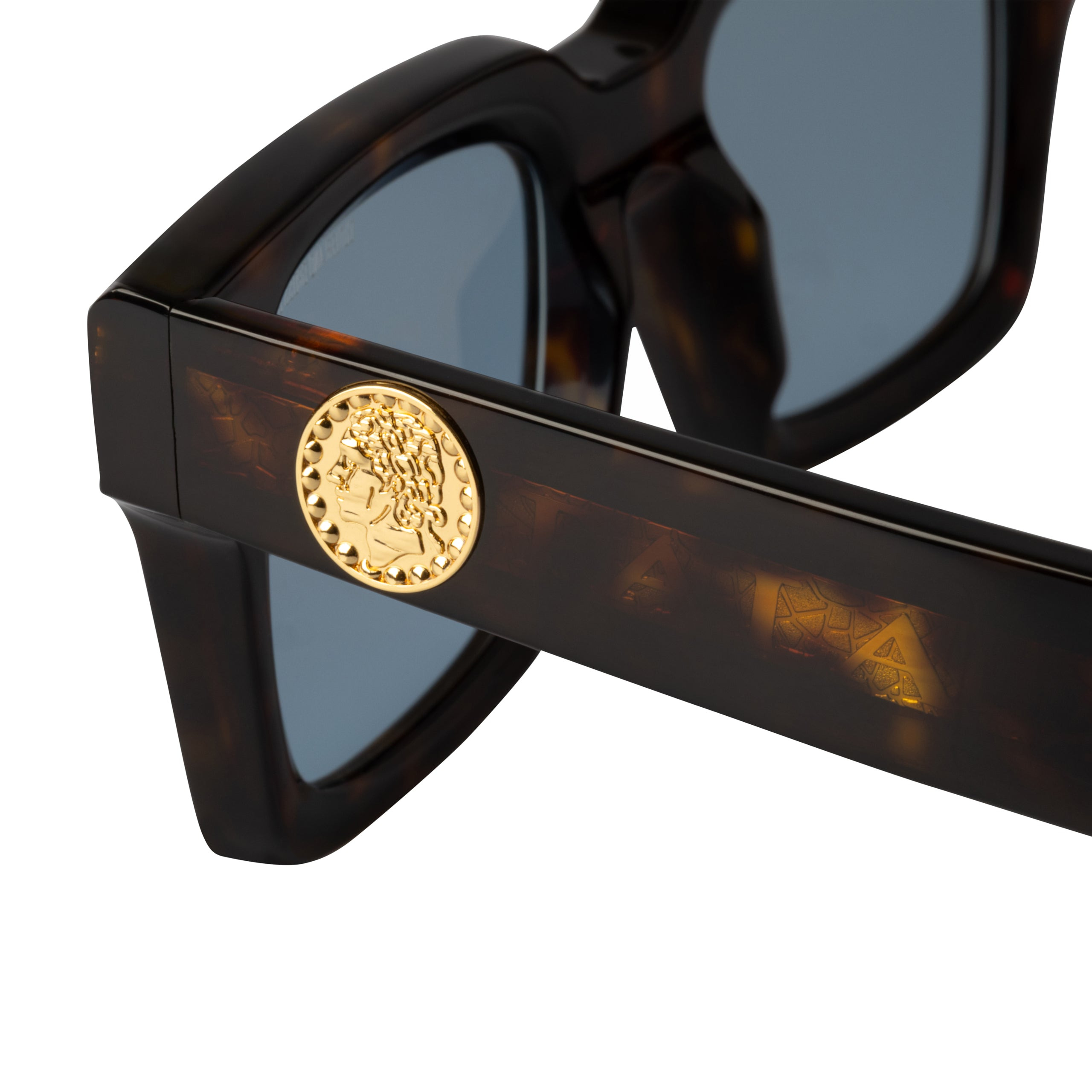 PALACE CUTLER AND GROSS MERCURY SQUARE SUNGLASSES HAVANA - 3