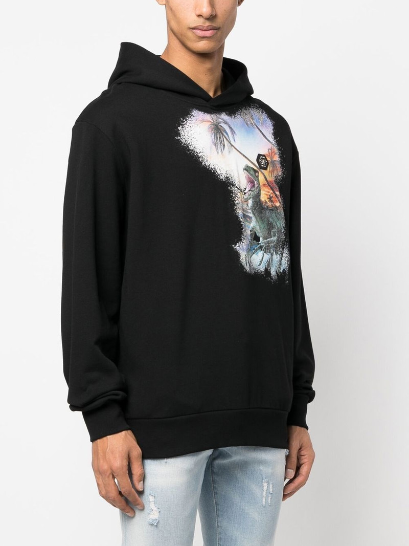 graphic-print pullover hoodie 3