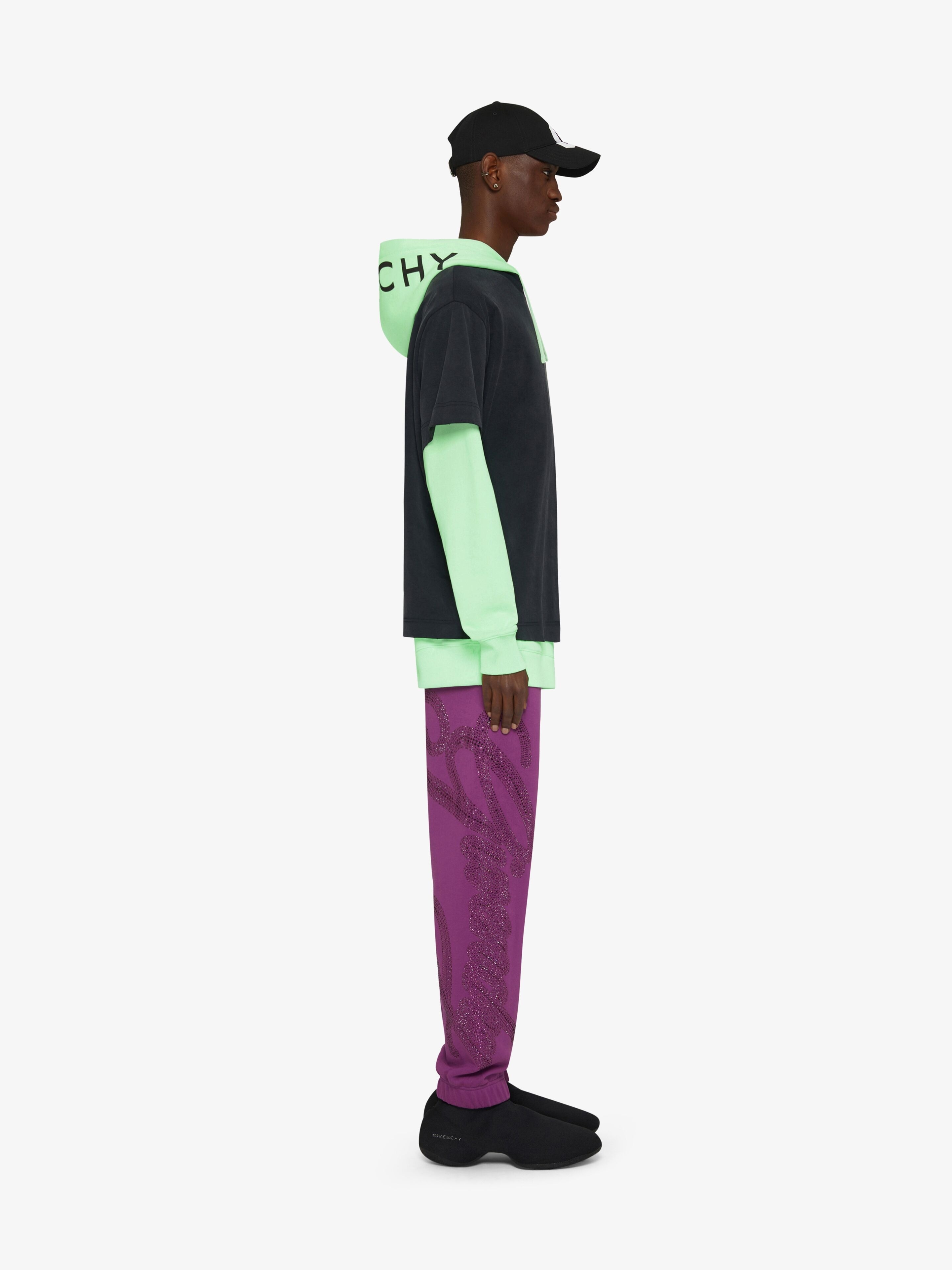 OVERSIZED CUT & LAYER GIVENCHY HOODIE - 3