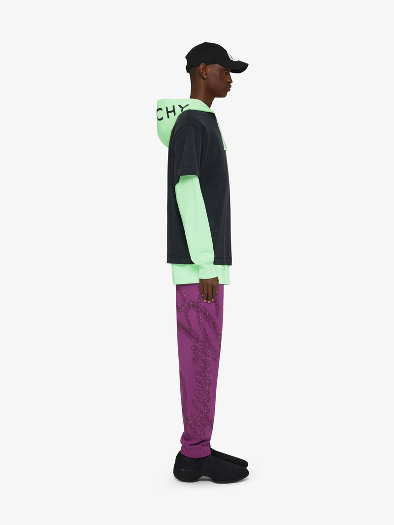 OVERSIZED CUT & LAYER GIVENCHY HOODIE 3