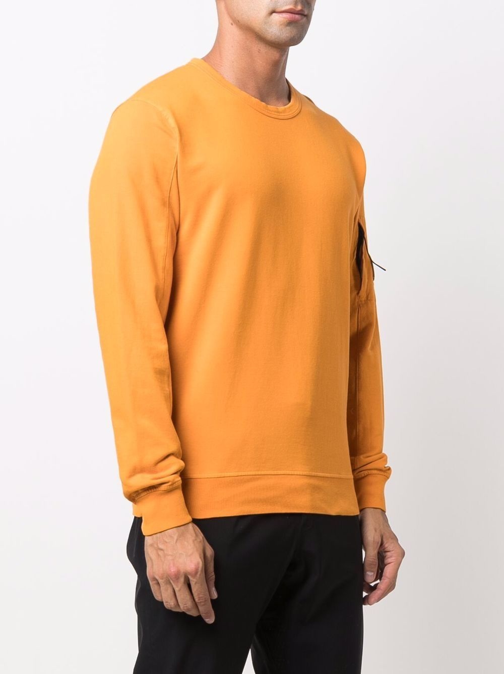 logo-plaque crew-neck jumper - 3