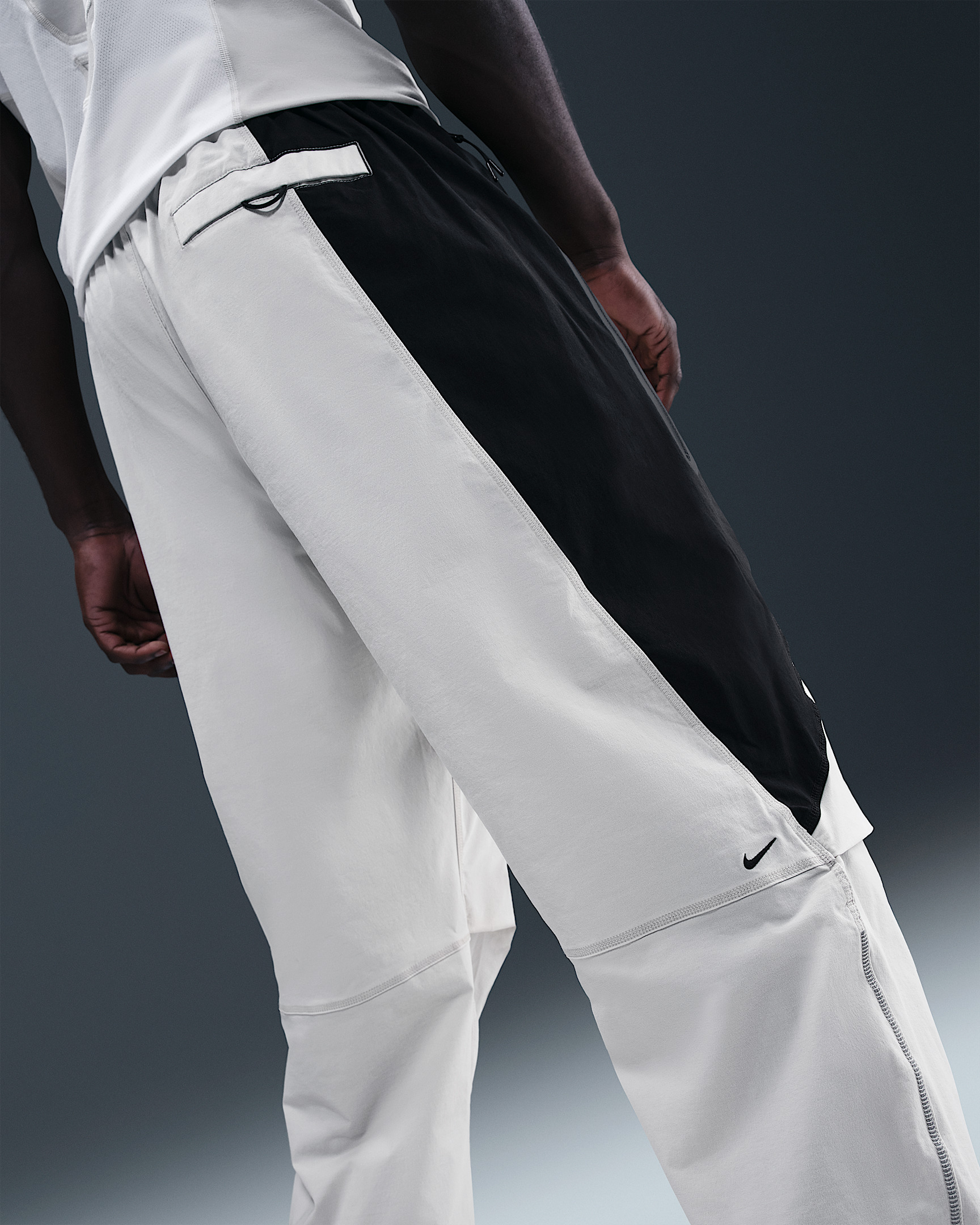Nike Tech Men's Dri-FIT Woven Color-Block Oversized Pants - 3