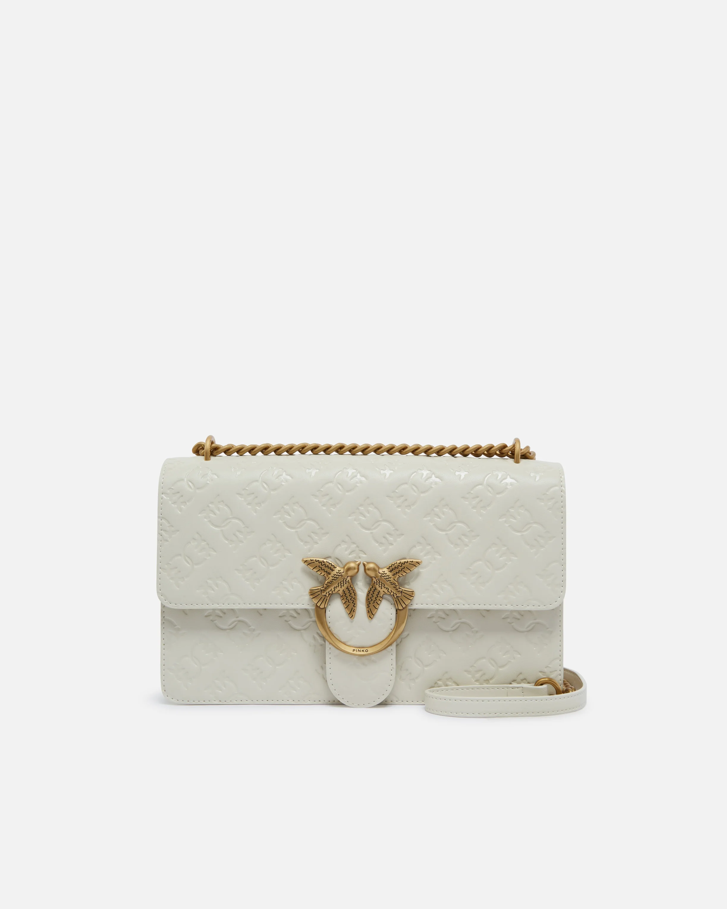 LOVE BAG LEATHER CROSSBODY BAG WITH LOGO - 1