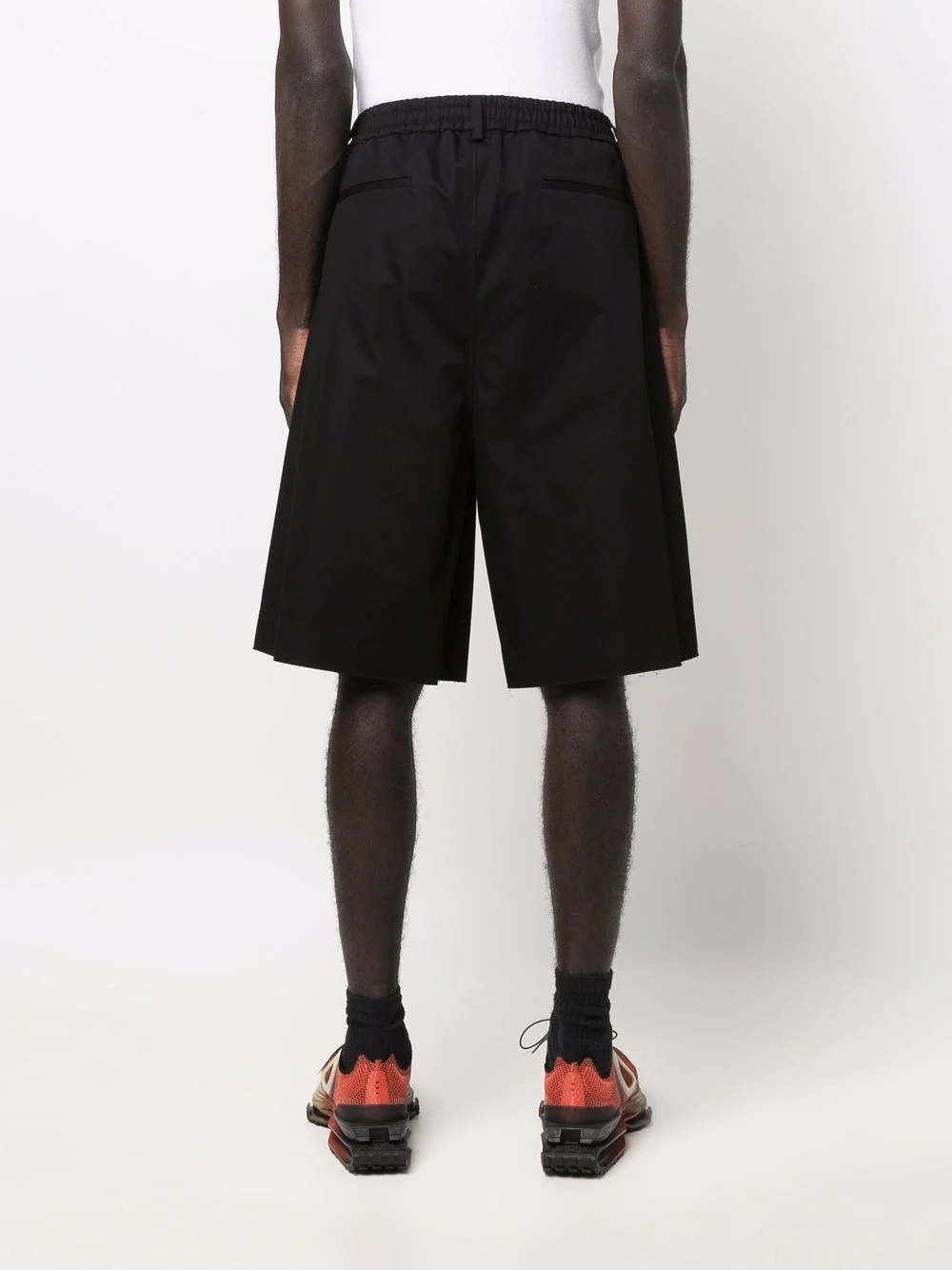 knee-length tailored shorts - 4