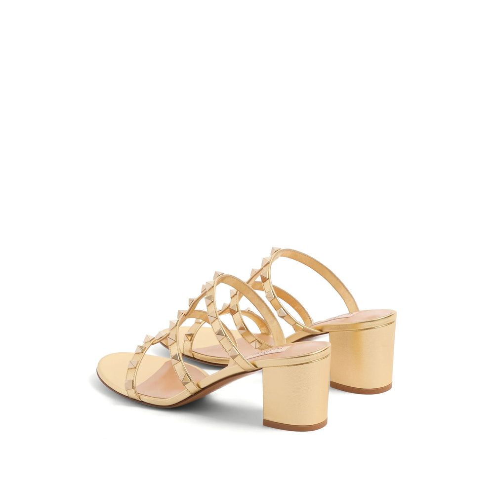 Valentino Garavani Gold Mules Women - 2