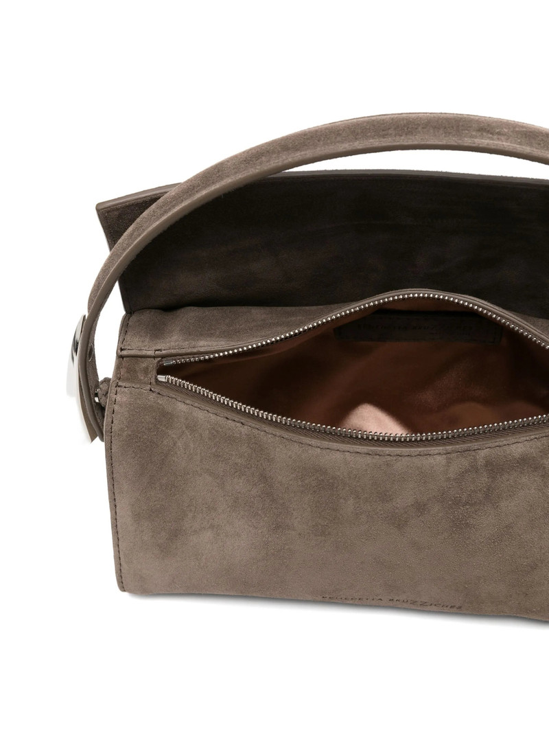 Benedetta Bruzziches Suede Satchel Bag 4