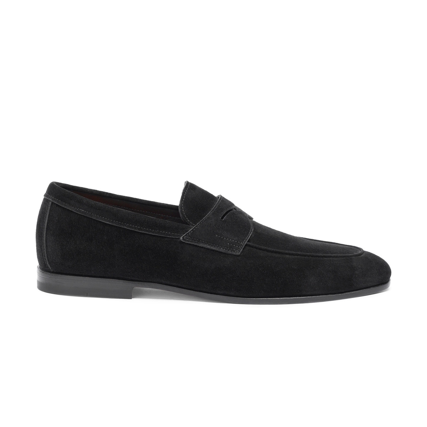 Men's black suede Carlo loafer - 1