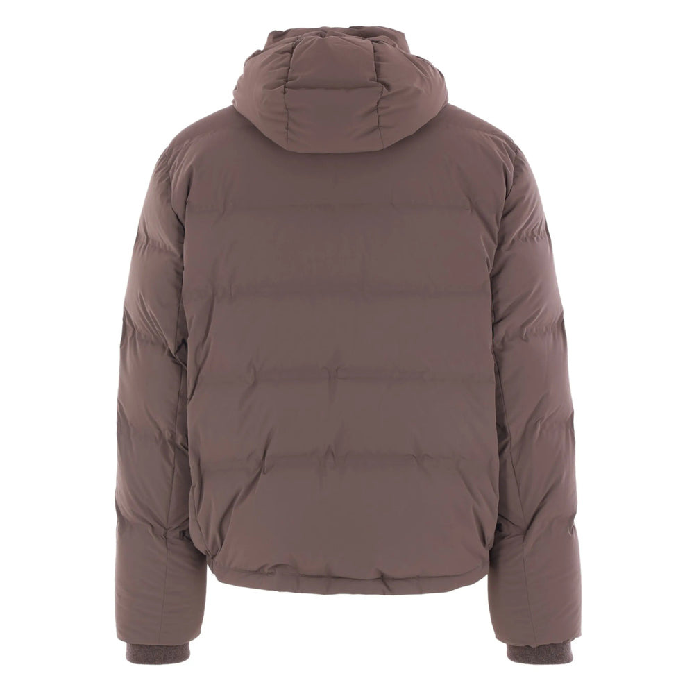Brunello Cucinelli Brown Jackets - Padded & Down Jackets Men - 4