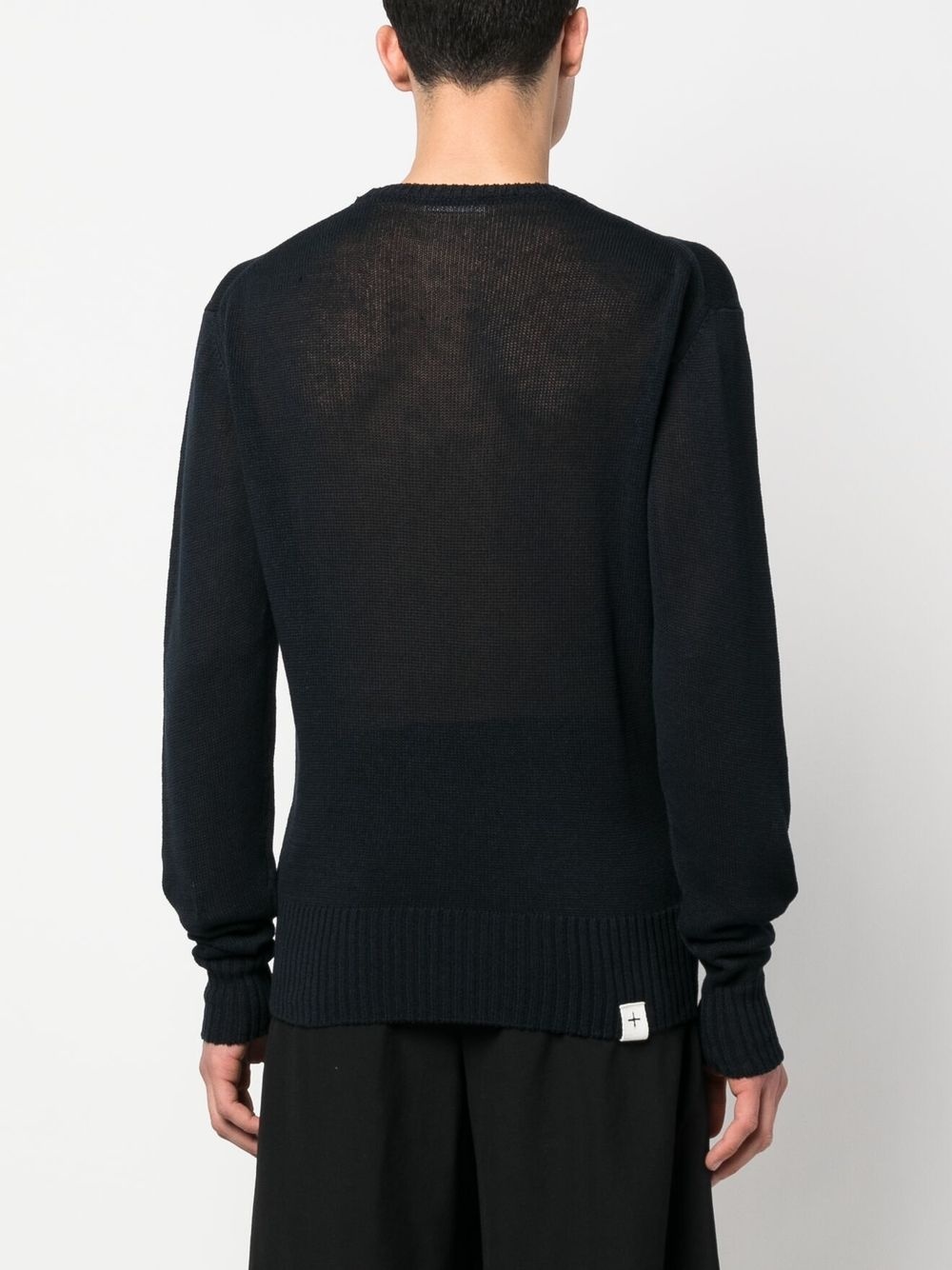 long-sleeve cotton jumper - 4
