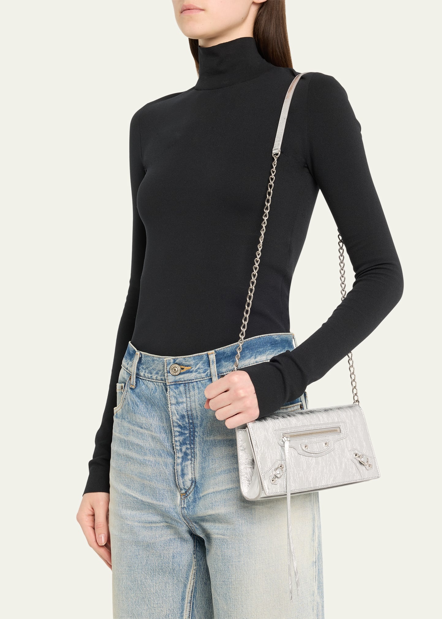Le City Metallic Leather Wallet - 2