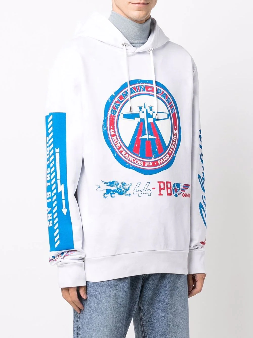 logo-print hoodie - 3