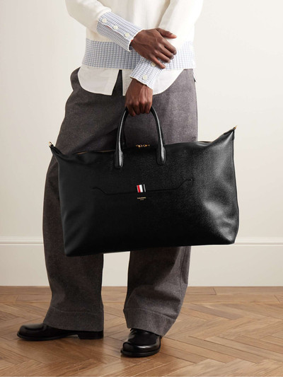 Thom Browne Pebble-Grain Leather Holdall outlook