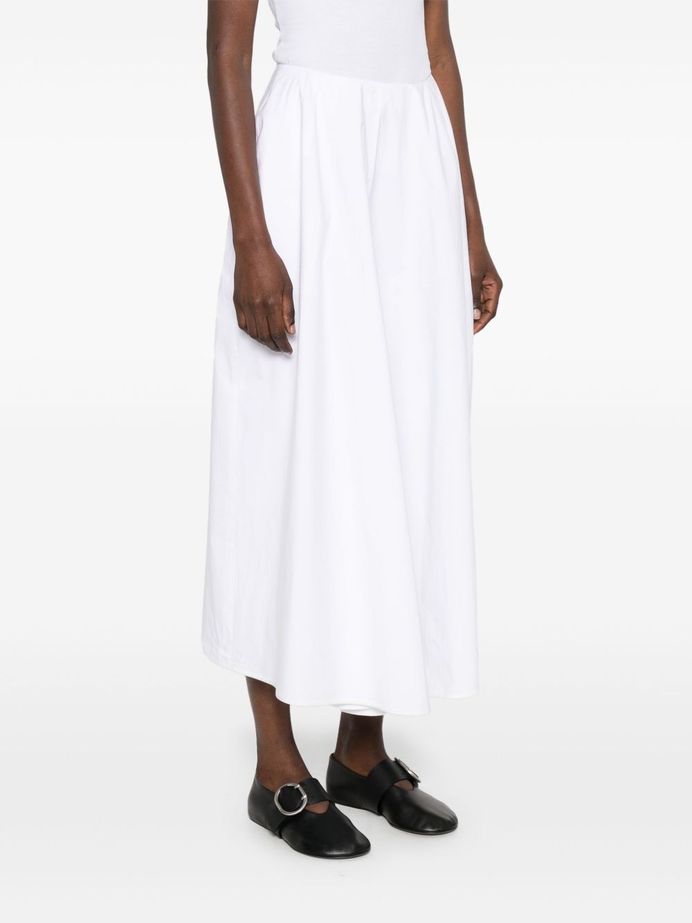 cotton midi skirt - 3