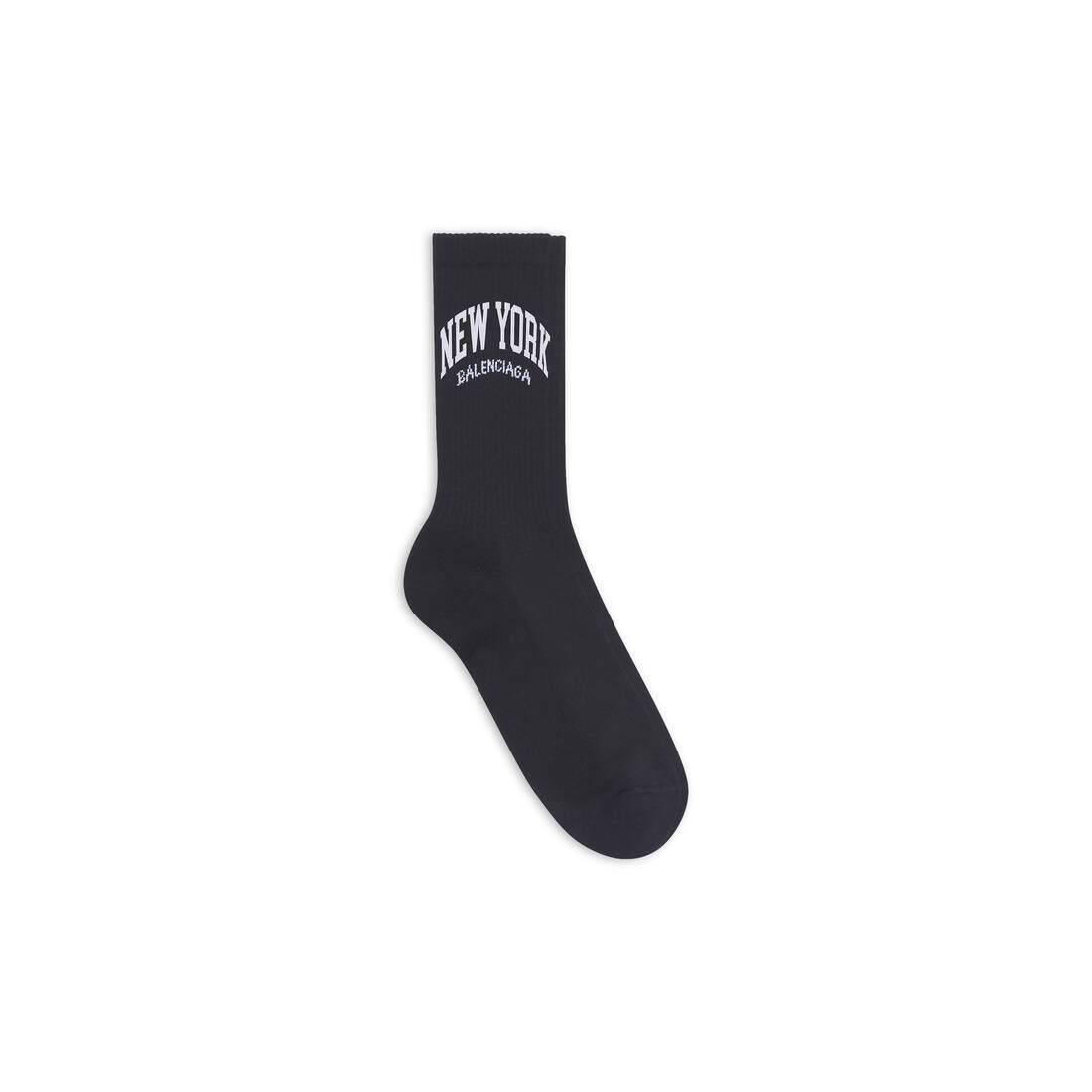 Men's Cities New York Tennis Socks  in Black - 1