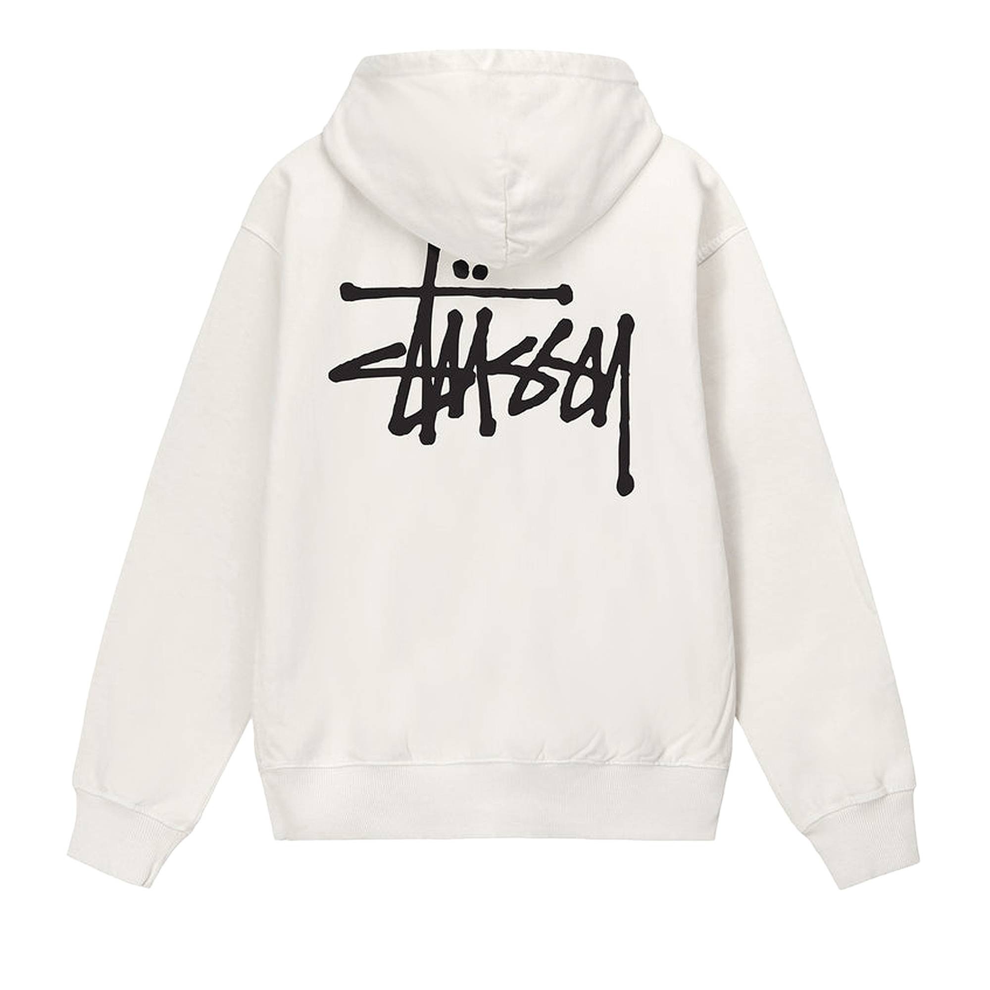 Stussy Basic Pigment Dyed Hoodie 'Natural' - 2