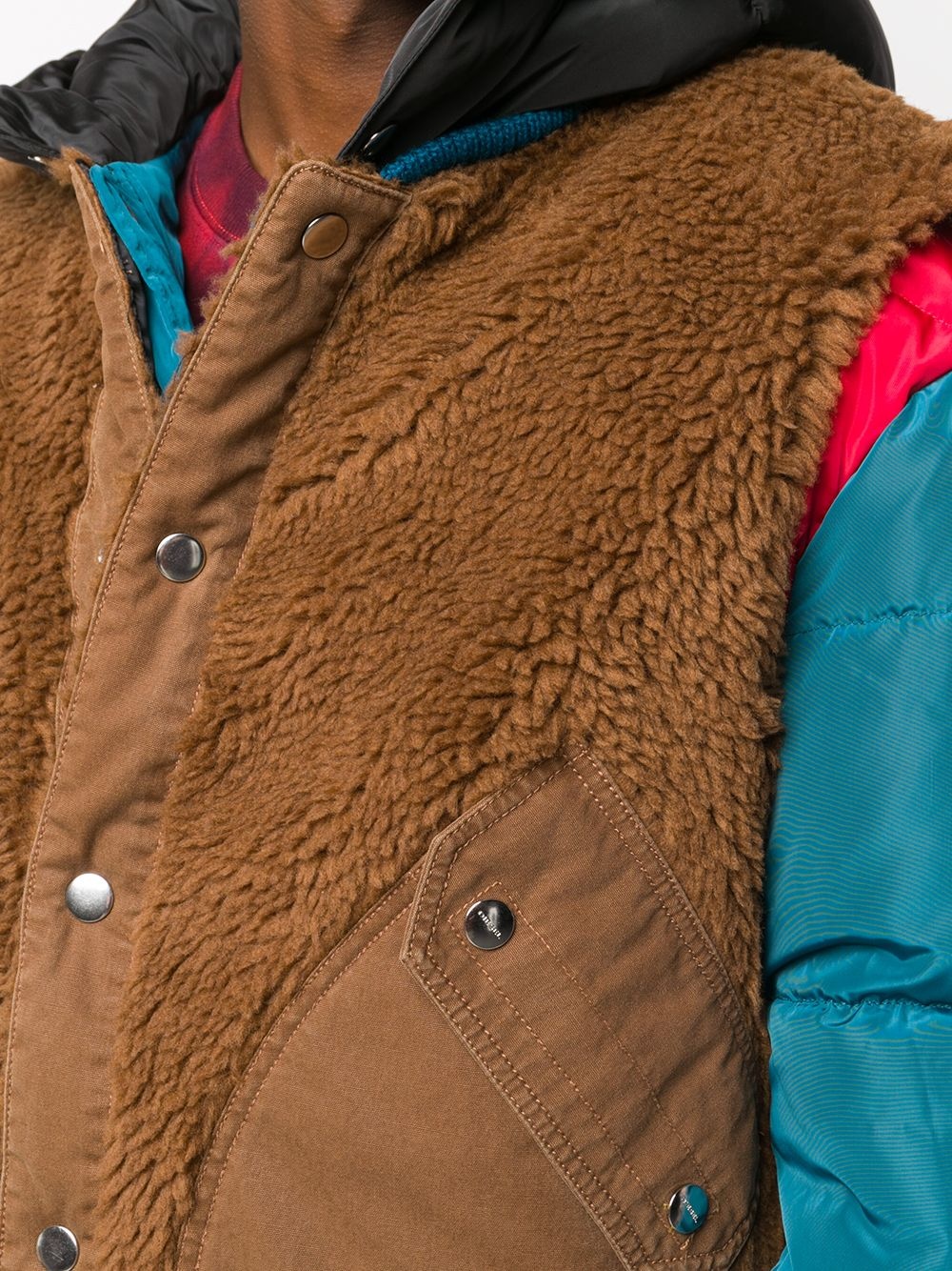 layered puffer jacket - 5