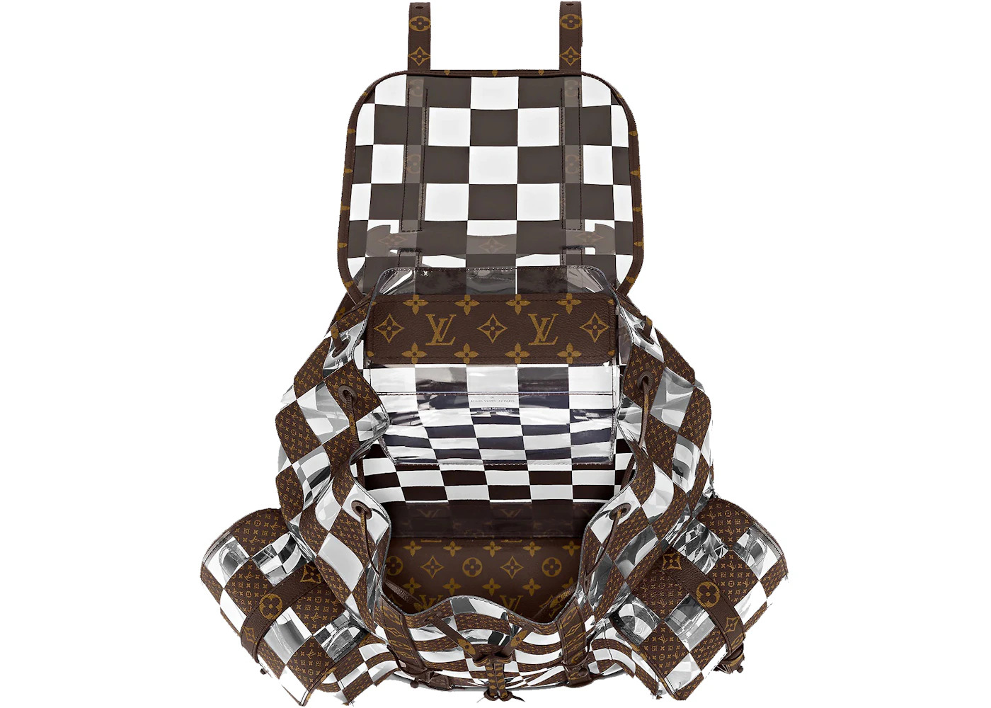 Louis Vuitton Christopher Backpack Brown/Clear - 3