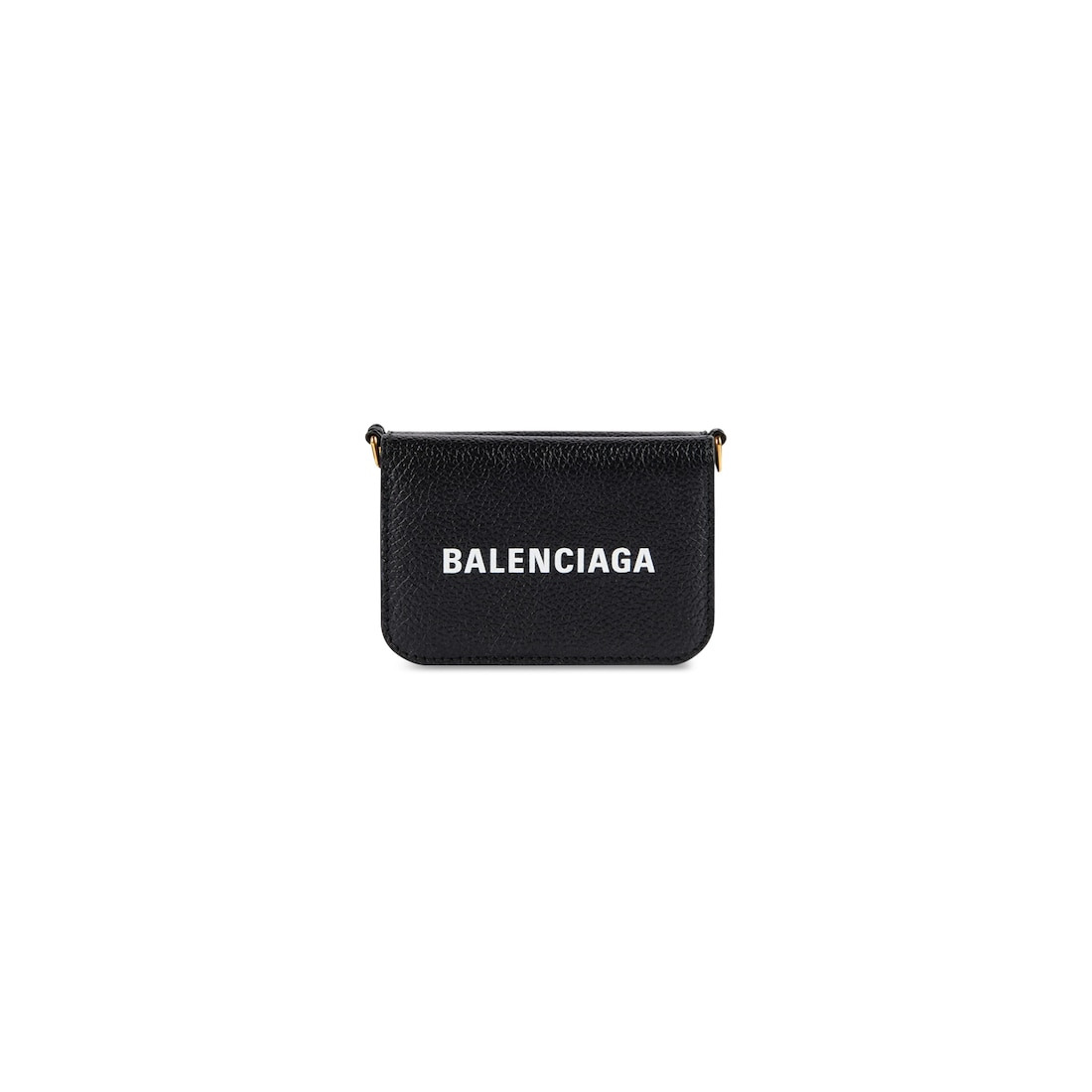 Women's Cash Mini Wallet On Chain in Black/white - 4