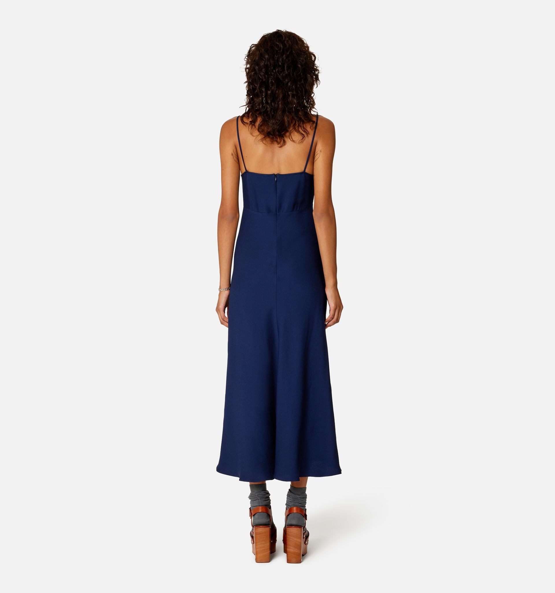 V Neck Long Dress - 6