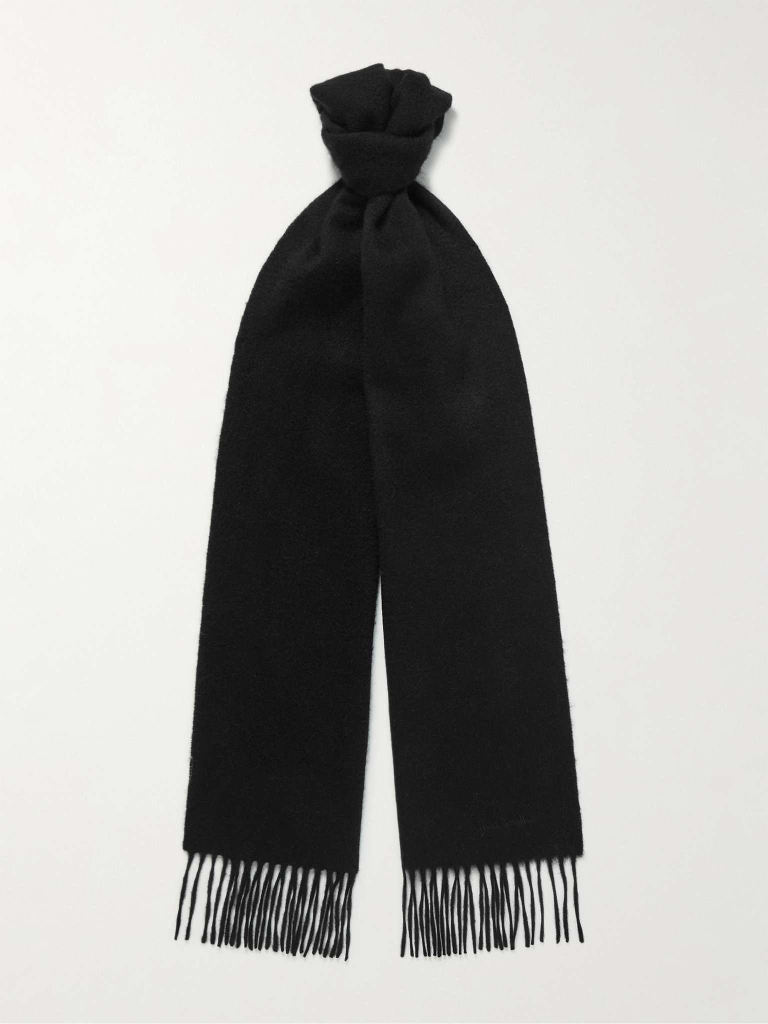 Fringed Cashmere Scarf - 1