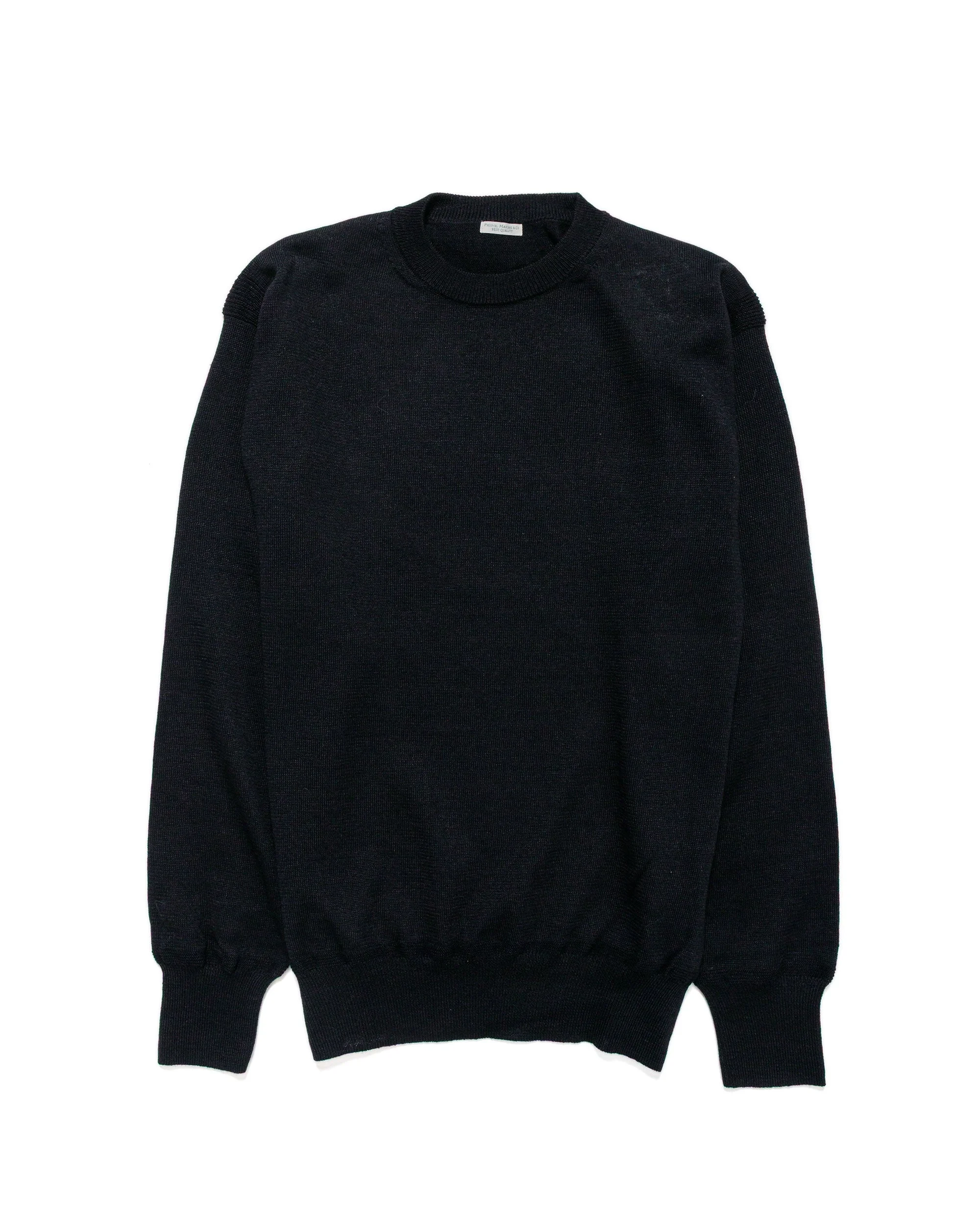 W/L Crewneck Knit Black - 1
