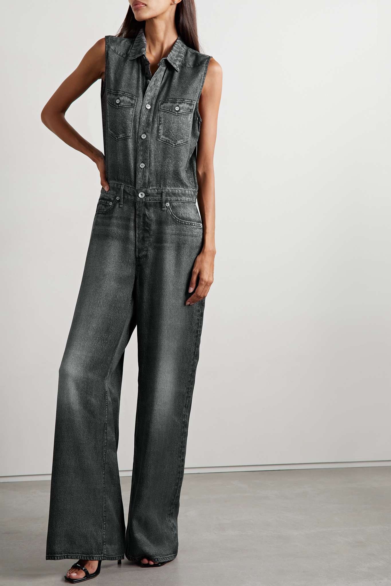 rag & bone Miramar Denim Jumpsuit