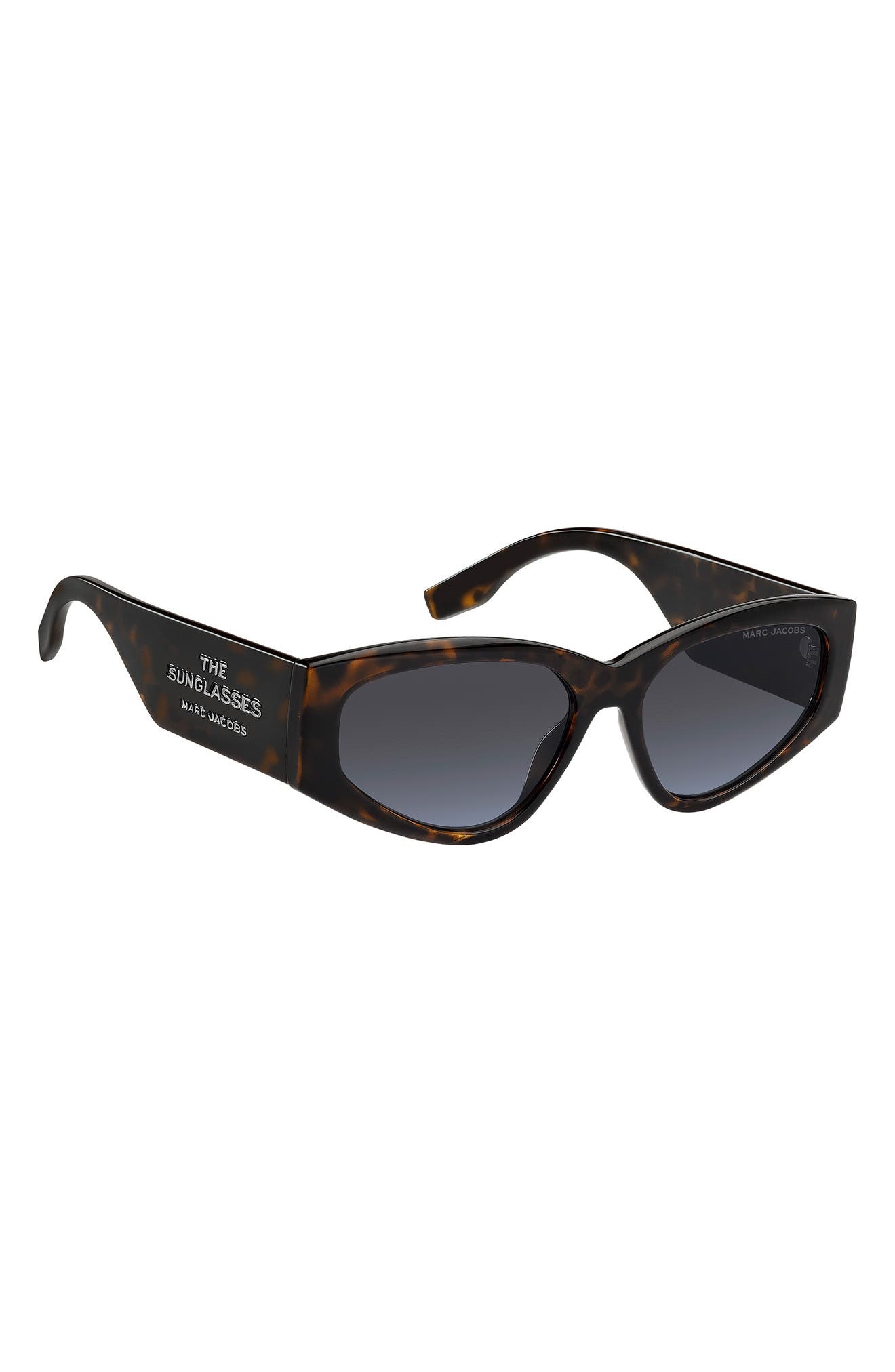 Marc Jacobs 56mm Gradient Cat Eye Sunglasses in Havana at Nordstrom - 6
