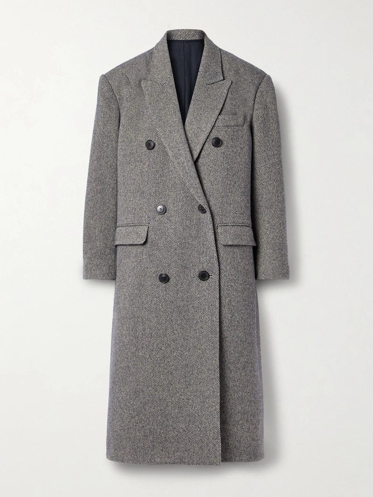 Lexana Double-breasted Wool-blend Coat - 1